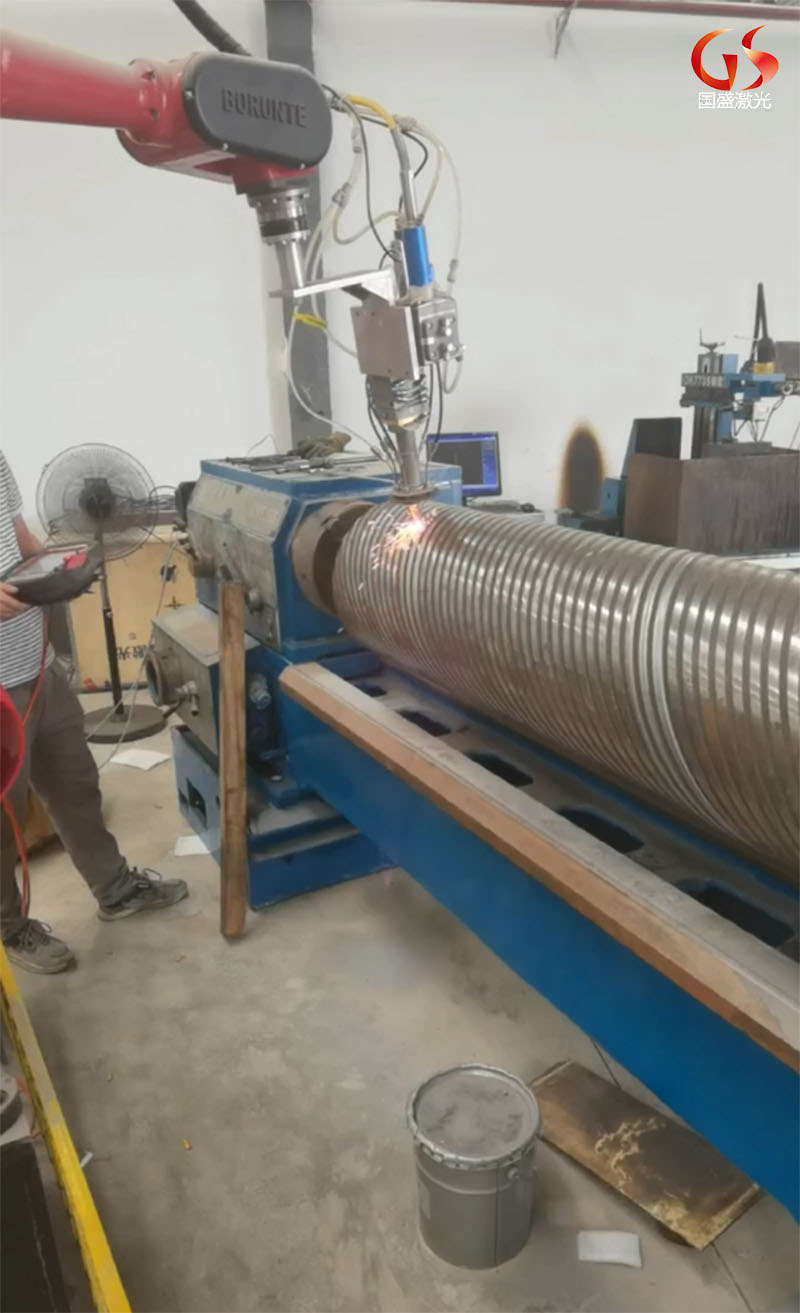 砂光機(jī)輥子激光熔覆修復(fù)