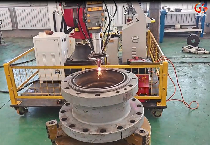 缸筒法蘭激光熔覆修復(fù)加工操作流程及應(yīng)用優(yōu)勢(shì)