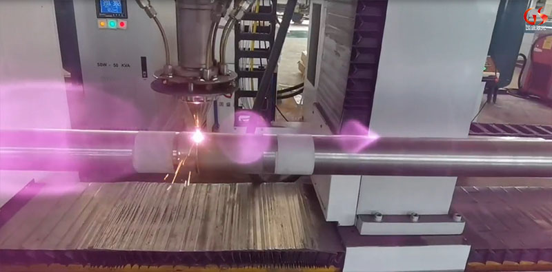 石油鉆桿激光熔覆修復(fù)加工