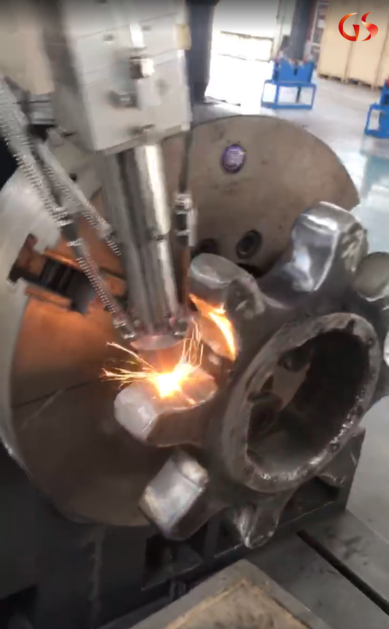 采煤機鏈輪激光熔覆修復(fù)加工